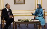 تصاویری از دیدار وزیر خارجه دولت ترامپ با مریم رجوی