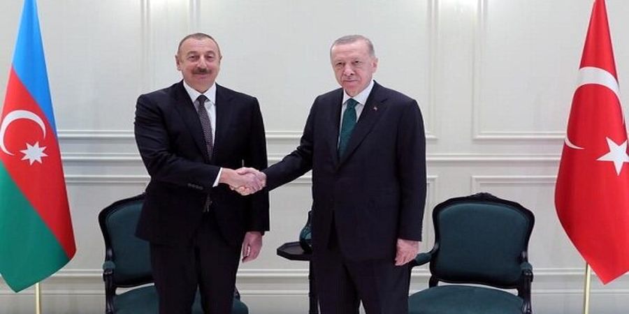 دیدار و گفتگوی اردوغان با همتای آذربایجانی