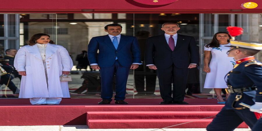 همسر امیر قطر کشف حجاب کرد + تصاویر