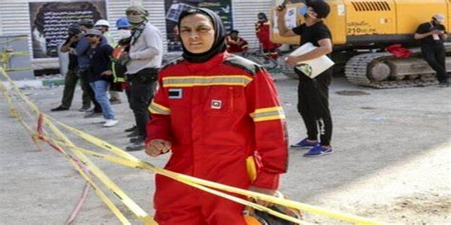 آواربرداری شهربانو منصوریان در متروپل آبادان + فیلم