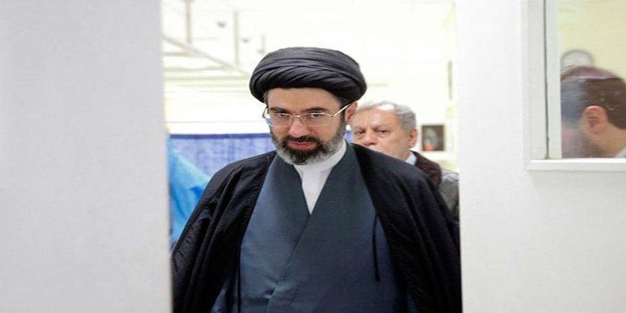 فرزند رهبر انقلاب در راهپیمایی روز قدس حضور یافت