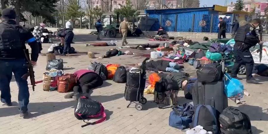فاجعه انسانی دلخراش در ایستگاه قطار اوکراین! + تصاویر